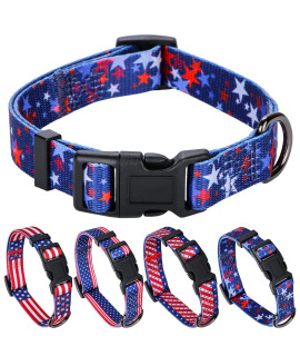 American Flag Dog collar Independence Day Fourth of July The great America Dog collars