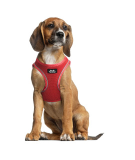 TwoEar Dog Vest Harness Reflective, No-Pull Pet Harness Easy Control with Breathable Mesh, Soft Puppy Step-in Harness No-Choke for Outdoor Walking, Training for Medium Dogs(M, Red)?