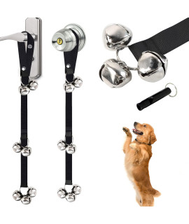 2 Packs of Dog doorbells, Training Adjustable Dog Bells, A Convenient Way to Train Your Puppy-7 Oversized 1.4 doorbells