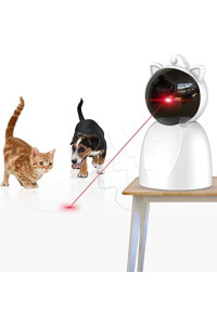 Valonii Rechargeable Motion Activated Cat Laser Toy Automatic,Interactive Cat Toys for Indoor Kitten/Dogs/Puppy,Fast and Slow Mode,1200 mAh Battery,Adjustable Circling Ranges (Fixed)