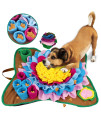 TWOPER Pet Snuffle Mat for Dogs Sniffle Interactive Treat Game for Boredom Anxiety Relief Dog Feeding Mat Enrichment Dog Puzzles for Dogs Encourages Natural Foraging Skills & Mental Stimulation