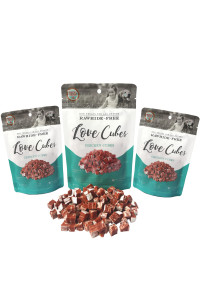 Rena's Recipe Love Cubes (4.2 oz) (Pack of 3) Rawhide-Free cage-Free Chicken Cubes