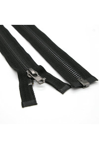 8 28 Inch Separating Jacket Zippers Heavy Duty Metal Zipper Black Nickel for DIY Sewing crafts Jacket coat,1PcPack,SHUNLI