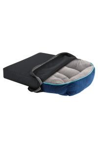SELUgOVE Dog Bed covers 30L A 20W A 3H Inch Washable Black Thickened Waterproof Oxford Fabric with Handles and Zipper Reusable Dog Bed Liner for Small to Medium 30-35 Lbs Puppy