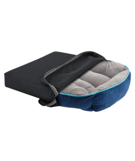 SELUgOVE Dog Bed covers 30L A 20W A 3H Inch Washable Black Thickened Waterproof Oxford Fabric with Handles and Zipper Reusable Dog Bed Liner for Small to Medium 30-35 Lbs Puppy