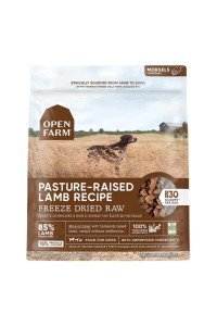 Open Farm Freeze Dried Raw Dog Food, Humanely Raised Meat Recipe with Non-GMO Superfoods and No Artificial Flavors or Preservatives (3.5 Ounce (Pack of 1), Pasture Raised Lamb)