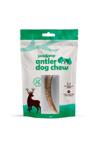 Jack&Pup Whole Elk Antlers for Dogs Large Naturally Shed Rawhide Free Dog Chews Long Lasting Elk Horns for Dogs Dog Antlers for Aggressive Chewers (1 X-Large Antler)