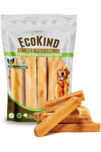 EcoKind Pet Treats Himalayan Yak Cheese Dog Chew Great for Dogs, Treat for Dogs, Keeps Dogs Busy & Enjoying, Indoors & Outdoor Use (3 Medium Sticks)