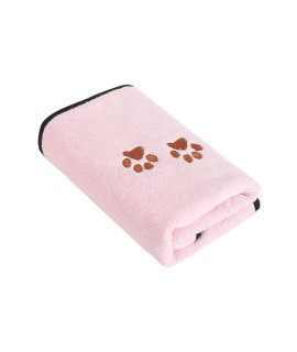 Wipela Pet Dog Cat Microfiber Drying Towel Ultra Absorbent Great for Bathing and Grooming (1-Pack)