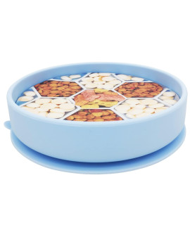 Mr. Peanut's Interactive Slow Feed Dog Bowl, Fun Healthy Bloat Stop Feeder (Small)
