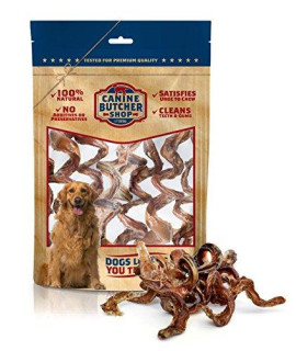 Canine Butcher Shop Bully Stick Bites Raised & Made in USA (2-4 inches), 1 lb, Odor Free, All-Natural Dog Chews, Treats