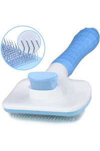 TIMINGILA Self Cleaning Slicker Brush for Dogs and Cats,Pet Grooming Tool,Removes Undercoat,Shedding Mats and Tangled Hair,Dander,Dirt, Massages particle,Improves Circulation