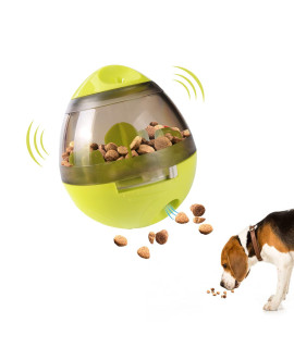 JZXOIVA Dog Treat Ball, Adjustable Dog Treat Dog Ball Dispensing Dog Toys, Interactive Food Puzzles Ball for Dogs, Pet Slow Feeder Ball
