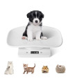 Digital Pet Scale, Small Animal Weight Scale Portable Electronic LED Scales, Multifunction Kitchen Scale(Max. 22 lbs), for Weighing Puppy/Kitten/Hamster/Hedgehog/Tortoise/Food