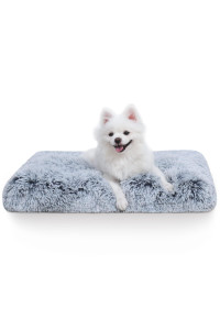 Vonabem Medium Dog Bed Washable, Dog Crate Beds for Medium Small Dogs and Cats, Plush Soft Fluffy Puppy Pet Beds, Anti-Slip Dog Cage Mats for Sleeping, Kennel Pad 30 Inch