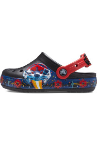 crocs KidsA Star Wars Light Up clog Light Up Shoes , Black, 3 Little Kid