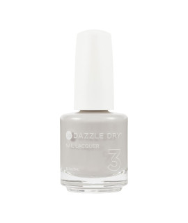 Dazzle Dry Nail Lacquer (Step 3) - Foxy - A full coverage warm, light gray Full coverage cream (05 fl oz)