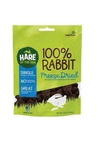 Hare of the Dog 100% Rabbit Freeze-Dried Treats 2.25oz.