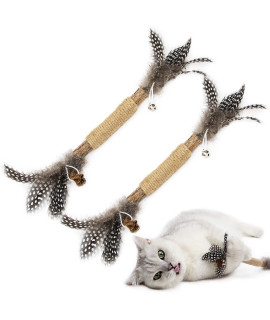 Cat Toys Feather Catnip Toy cat Chewing Toy cat Kicking silvervine Stick Teeth Cleaning Cute Kitten Teething Indoor Interactive cat Birthday Gift