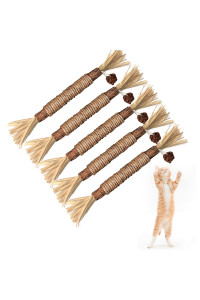 BAWAN Catnip Toys? Silvervine for Cats: Cute Cat & Kitten Toys for Indoor Cats Interactive? Cat & Kitten Teething Chew Toys for Aggressive Chewers? Silvervine Sticks Cat Dental Toy (5PCS)