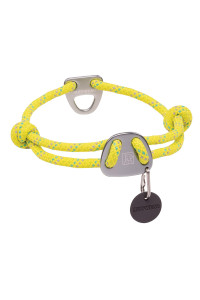 Ruffwear, Knot-a-Collar Dog Collar, Climbing Rope Collar for Everyday Use, Lichen Green, 20-26