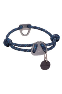 Ruffwear, Knot-a-Collar Dog Collar, Climbing Rope Collar for Everyday Use, Blue Moon, 20-26