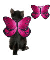 Cat Butterfly Costume Halloween Wings for Small Dogs and Cats, Puppy Cat Apparel Clothes for Halloween Party Decoration