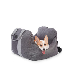 PET AWESOME Dog Car Seat, Puppy Booster Seat, Travel Carrier Bed for Small and Medium Pets