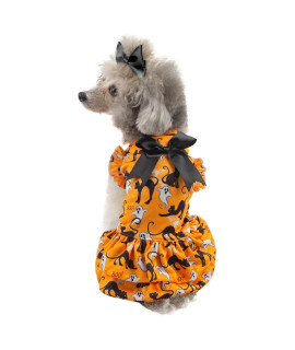 CuteBone Dog Dress Girl Puppy Skirt Cat Outfit Pet Clothes for Small Dogs Costume Birthday Gift DR18L