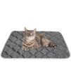 ULIGOTA Self Warming Cat Bed Self Heating Cat Mat Thermal Pet Bed Mat Self-Warming Dog Crate Pad 20x16