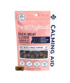 healthybud Calming Aid Supplement, Natural Duck Dog Treats & Toppers for Stress Relief - Dog Separation Anxiety, Stress Reduction, Aggression Relief - Support Calm, Immunity Health (14.1 Ounces)