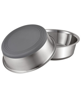 PEGGY11 Stainless Steel Dog Bowls - 3.8 Cup, 2 Pack