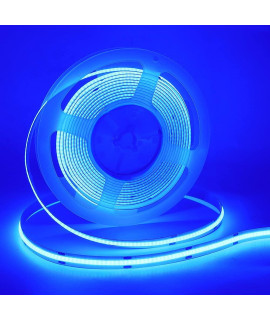 Xunata Flexible cOB LED Strip Lights, 5m164ft Bendable cOB Without Dot LED Rope Lights Dc 5V 320 LEDsm Blue Non-Waterproof USB Tape Lights for Home, Stage, Kitchen, cabinet Lighting Decoration