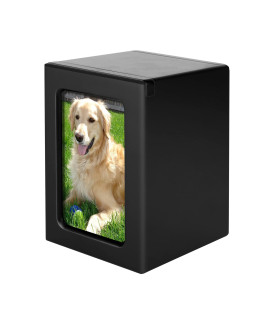 NEWDREAM: Pet Cremation Box, pet Urns, Box for Dog Ashes, Dog Cremation urn,Ash Box for Dogs, Suitable for Small and Medium-Sized Dogs Under 60 pounds Before Death(Black M)