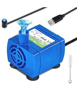 Cat Water Fountain Pump, Pet Water Fountain Pump Replacement Pump DR-DC160 Motor for for Round, Cubic, Flower Cap Cat Fountain
