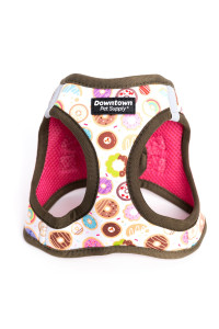 Downtown Pet Supply Step in Dog Harness No Pull, X-Large, Donut - Adjustable Harness with Padded Mesh Fabric and Reflective Trim - Buckle Strap Harness for Dogs