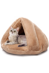 Mojonnie Cat Bed Cat Cave Self-Warming Cat Sleeping Bed Winter Soft Pet Bed Cozy Sleeping Cuddle for Indoor Cats Rabbit