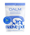 Native Pet Calm - Dog Calming Chews - Dog Melatonin for Small, Medium, Large Dogs - Melatonin for Dogs Sleep Aid - All-Natural Dog Calming Chews - Anxiety Relief Treats - Calming Dog Treats -60 Chews