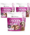 Dr. Harvey's Chicken Hearts Freeze Dried Training Dog Treats with Real Chicken Hearts for Dogs, 7 Ounces (3 Pack)