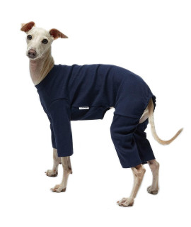 Lucky Petter Pet clothes for Dog cat Puppy Basic Pajamas Durable and Elastic Dog Pajamas Onesie Outfits (X-Large, Basic Navy)