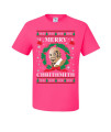 wild custom apparel Ugly christmas Sweater Mike Tyson Lips T-Shirts, Neon Pink, 3XL