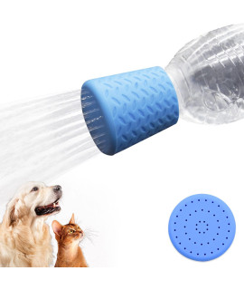 Bongpuda Portable Pet Shower Attachment - Dog Washing Hose Attachment With Bottle Cap Sprinkler For Easy Outdoor Dog Shower - Keep Your Pet Clean With Convenient Dog Shower Head For Water Bottle