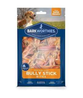 Barkworthies Bully Stick - Bites (Net Wt. 16 Oz. Surp)