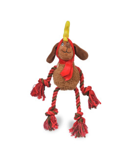 Dr. Seuss for Pets The Grinch Max Rope Limb Pull Dog Toy The Grinch Plush Dog Rope Toy from Dr Seuss Collection Large Squeaky Tug of War Dog Toy Dog Christmas Toys, 12 Inch, (FF18348)