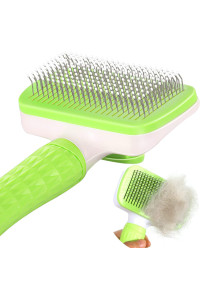 Garstor Dog Brush, Cat Brush, Dog Brush for Shedding, Self Cleaning Pet Brush for Grooming Long Short Haired Dog Cats, Cat Brushes for Indoor Cats, for Dog Cat Rabbit Remove Loose Fur and Undercoat