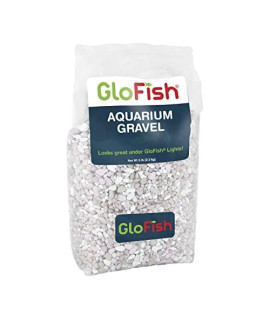 GloFish Aquarium Gravel 5 Pounds, Pearlescent, Complements Tanks and Dcor, AQ-78484