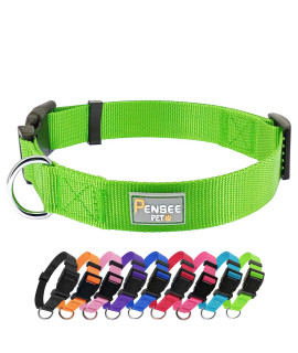 Green Dog Collar for Small Medium Large Dogs