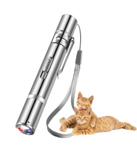 SUUCARE Cat Laser Pointer Toys, USB Recharge LED Light Red Dot Pointer 9127 cat toy dog toy
