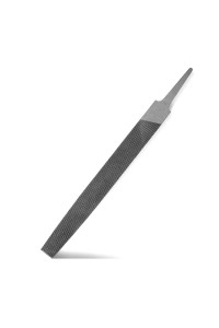 XAQISHIRE 8 Flat Medium cut File, Double cut Teeth, Made of High carbon Steel, Single Hand File Without Handle, Suitable for Shaping Metal, Wood, etc