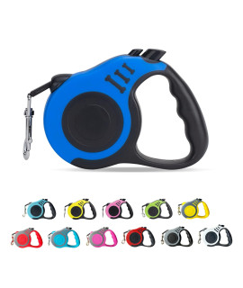 LIEVUIKEN Retractable Dog Leash Automatic Telescopic Tractor Dog Tape, Pet Tape 10/16 FT Durable and Convenient, with Non-Slip Handle, Suitable for Small and Medium-Sized Dogs Blue